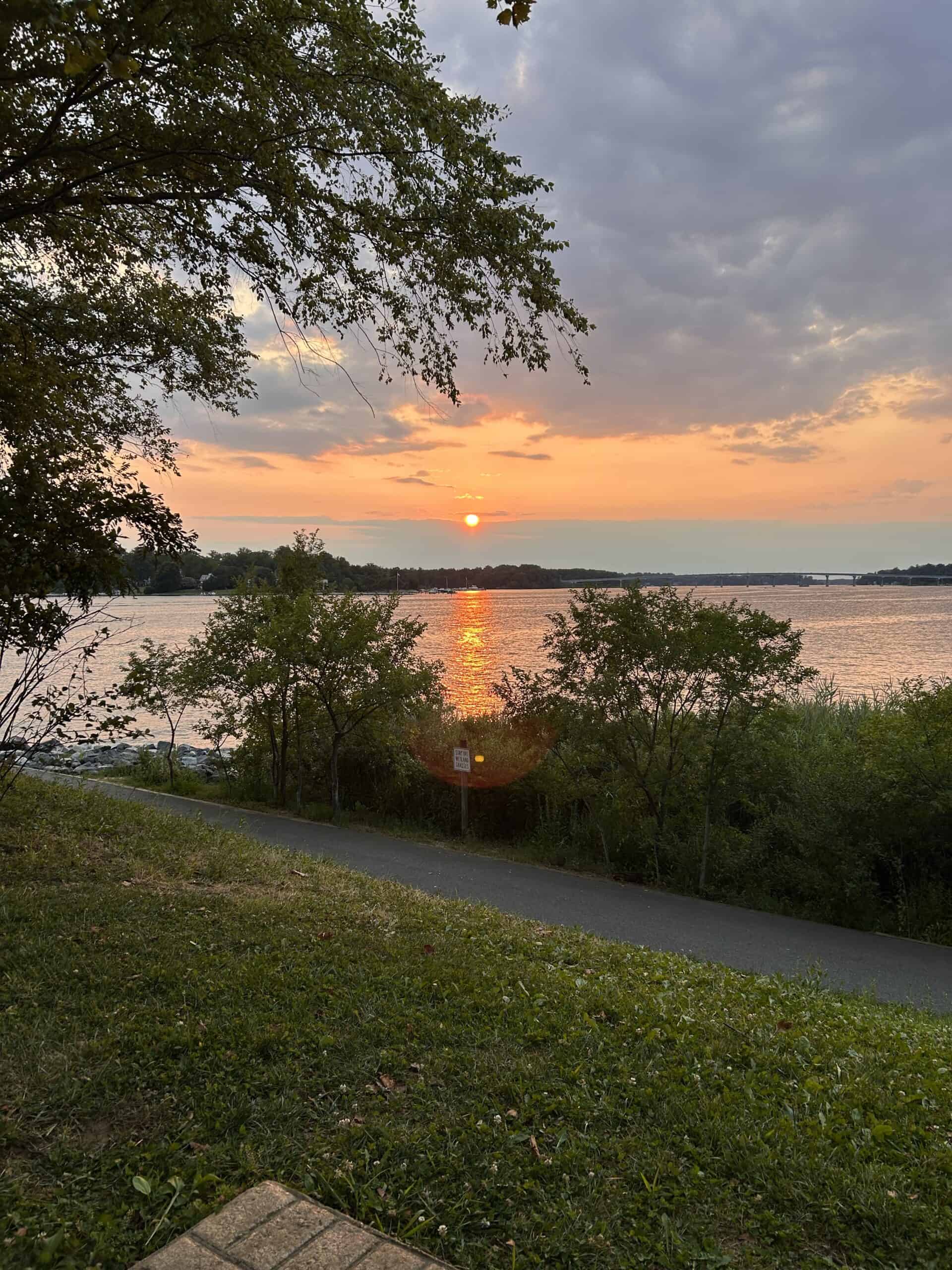 sunset.
