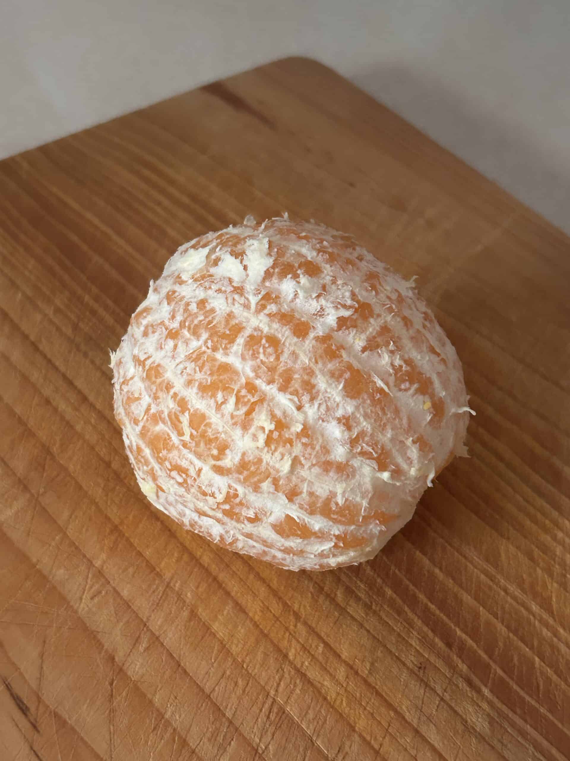 peeled orange.