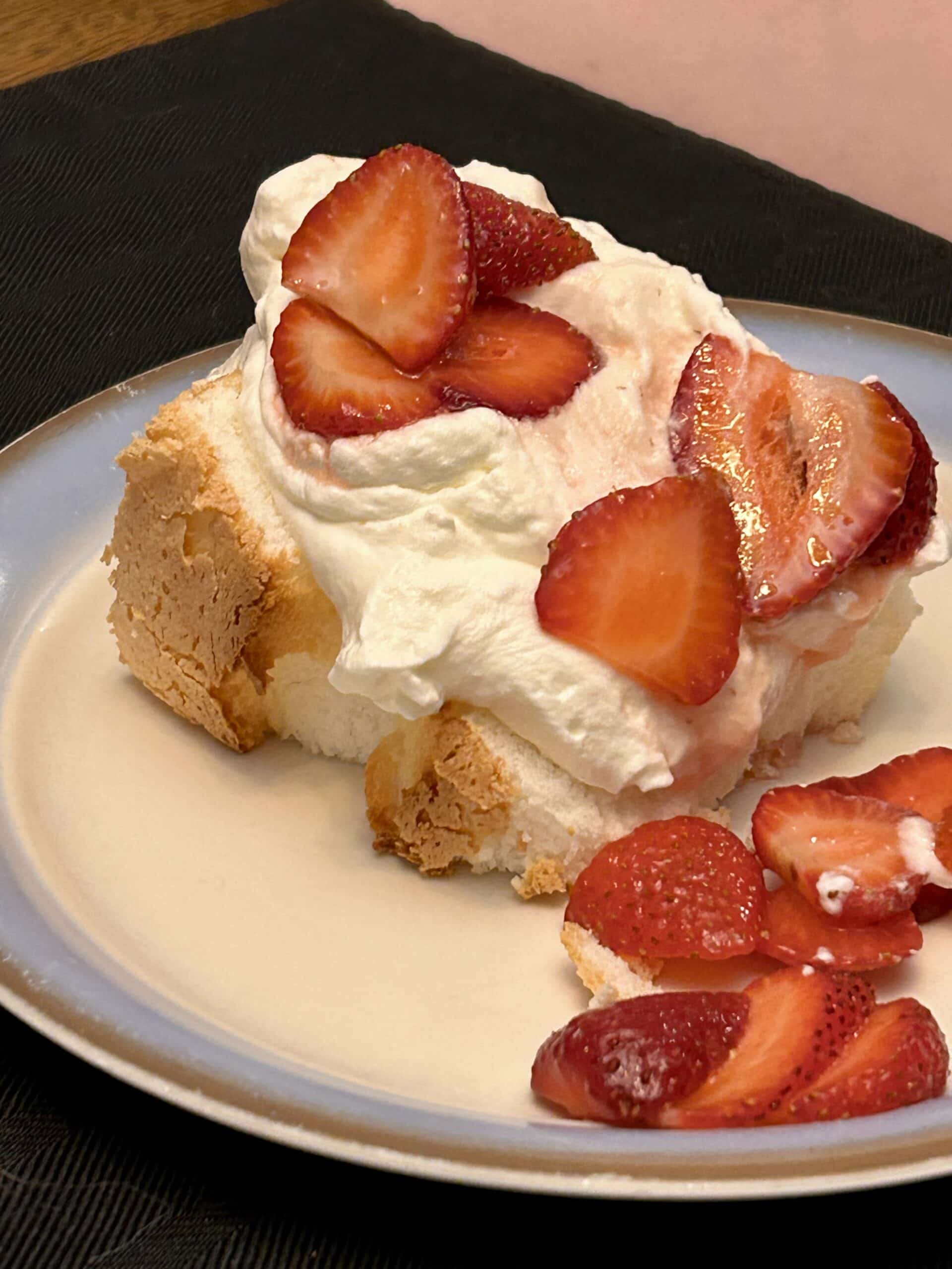 angel food cake.