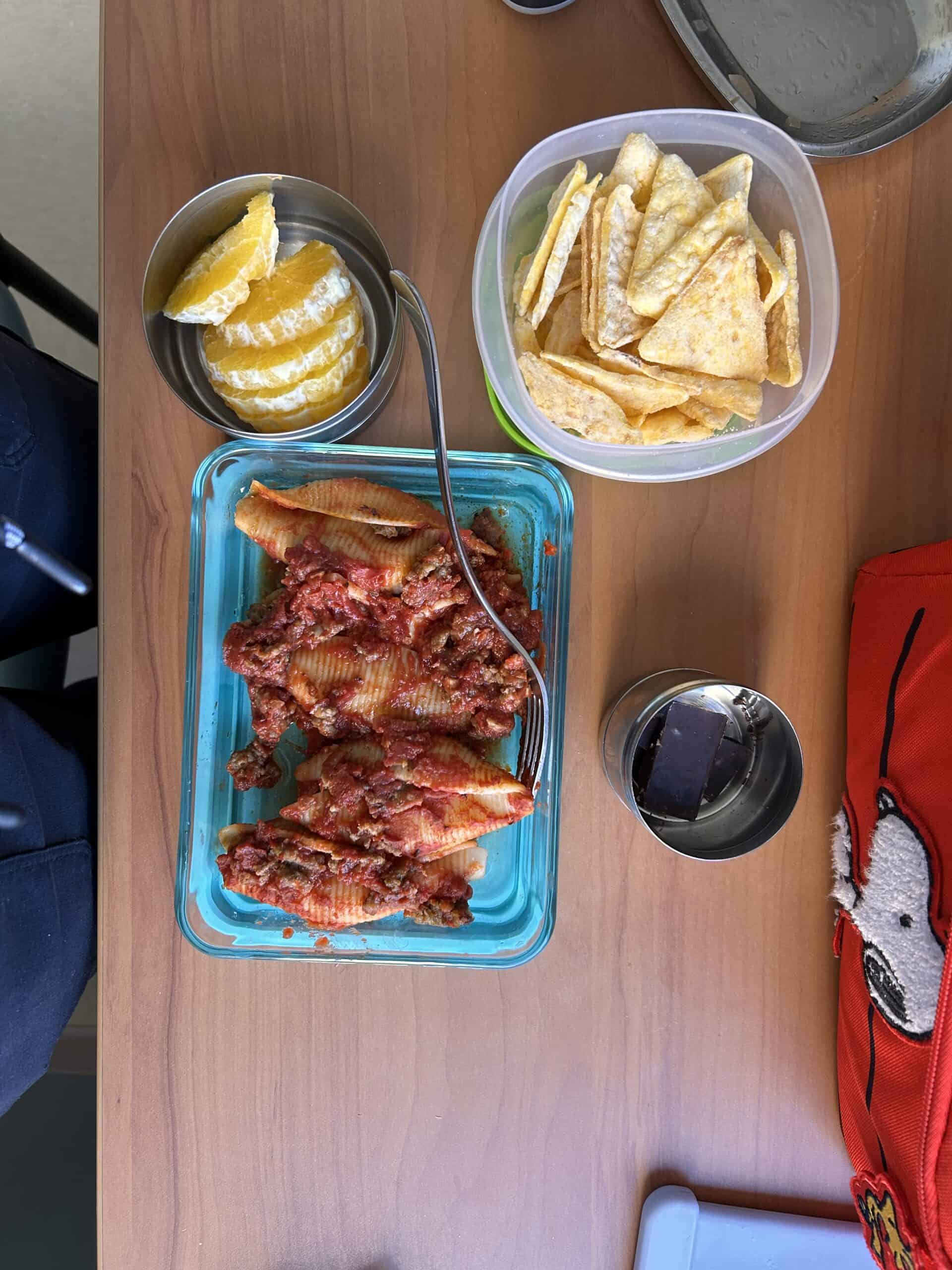 packed lunch.