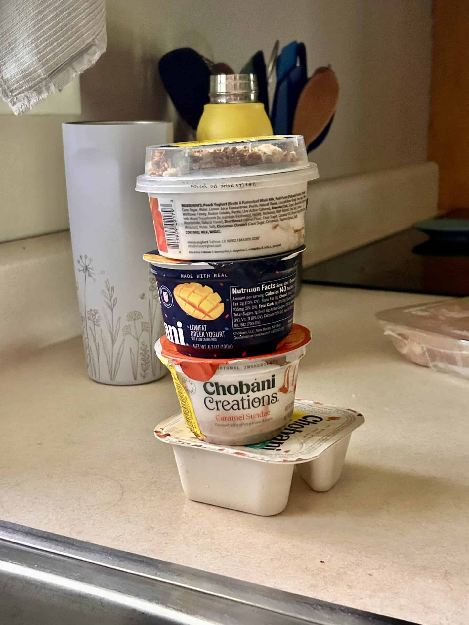 yogurts.