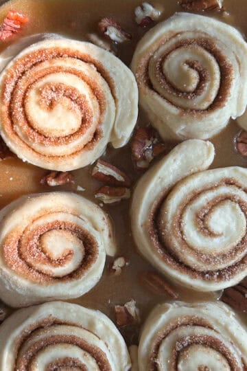 cinnamon rolls.