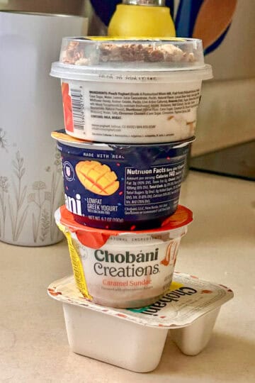 greek yogurt.