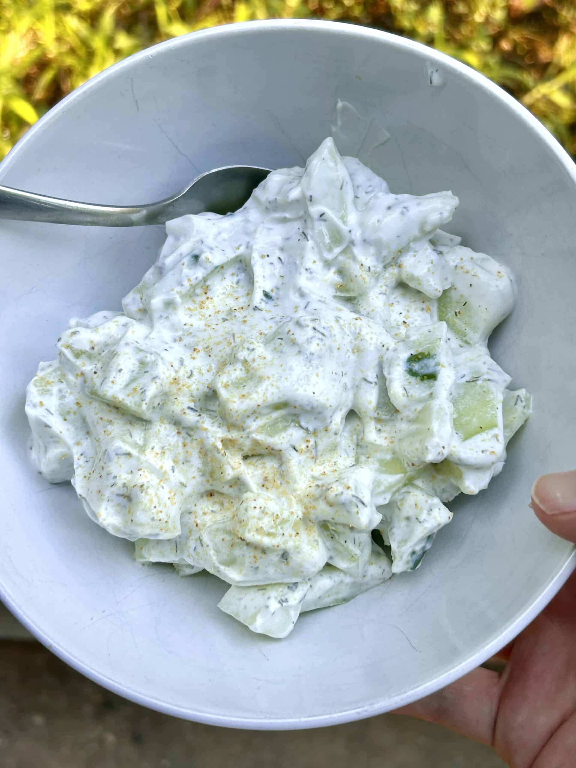 cucumber salad.