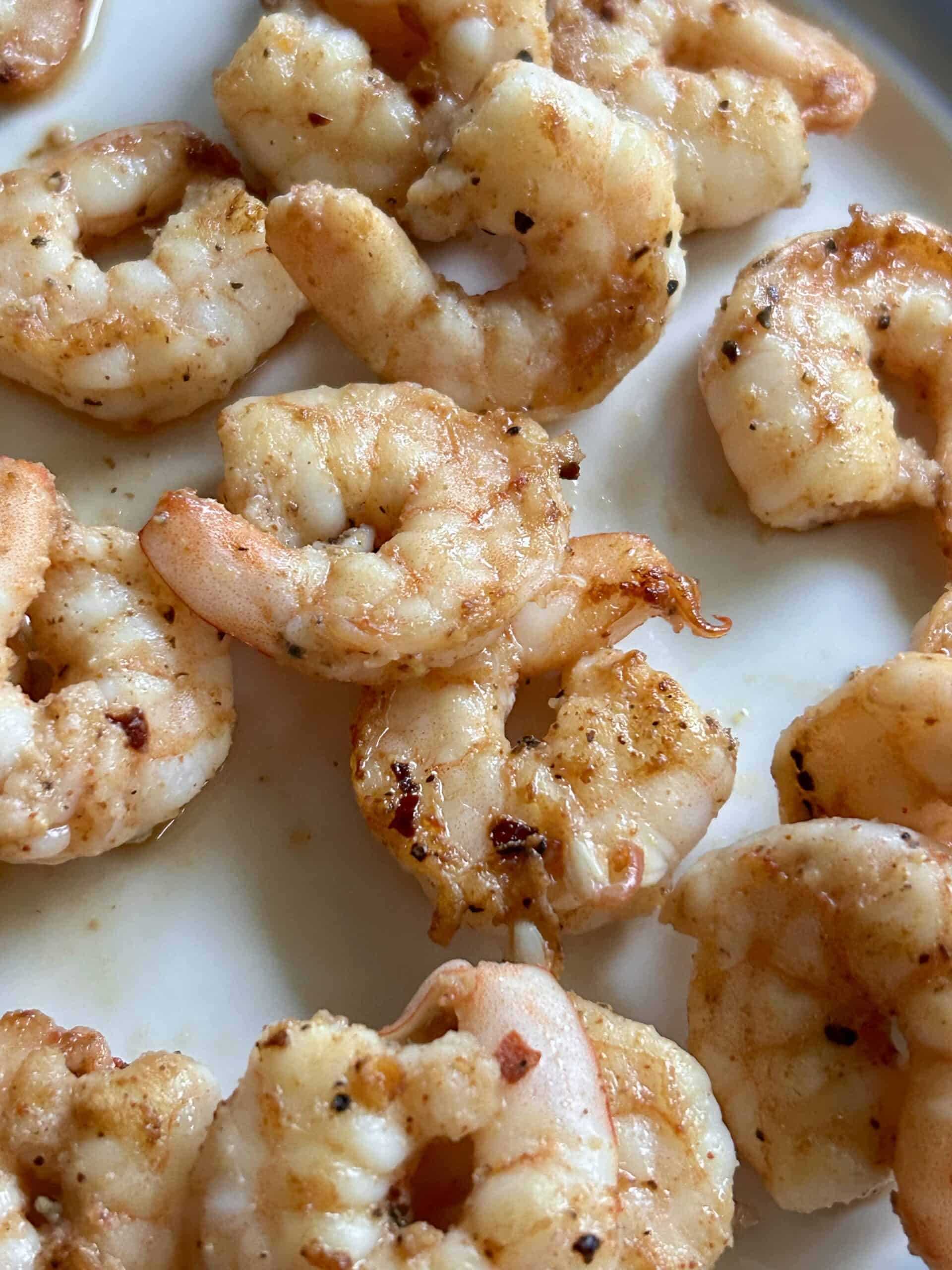 sauteed shrimp.