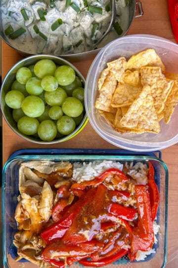 packed lunch.