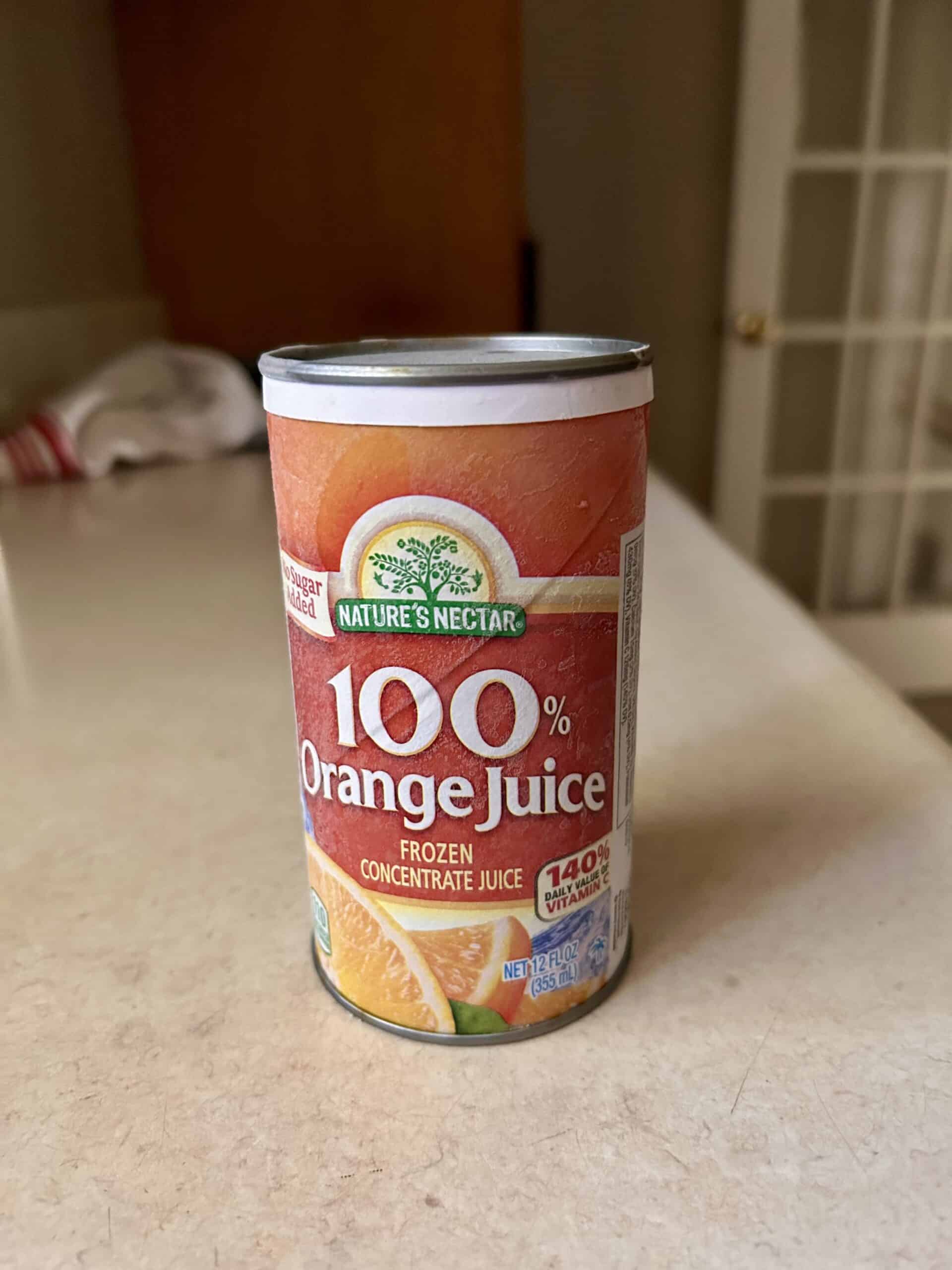 OJ concentrate.