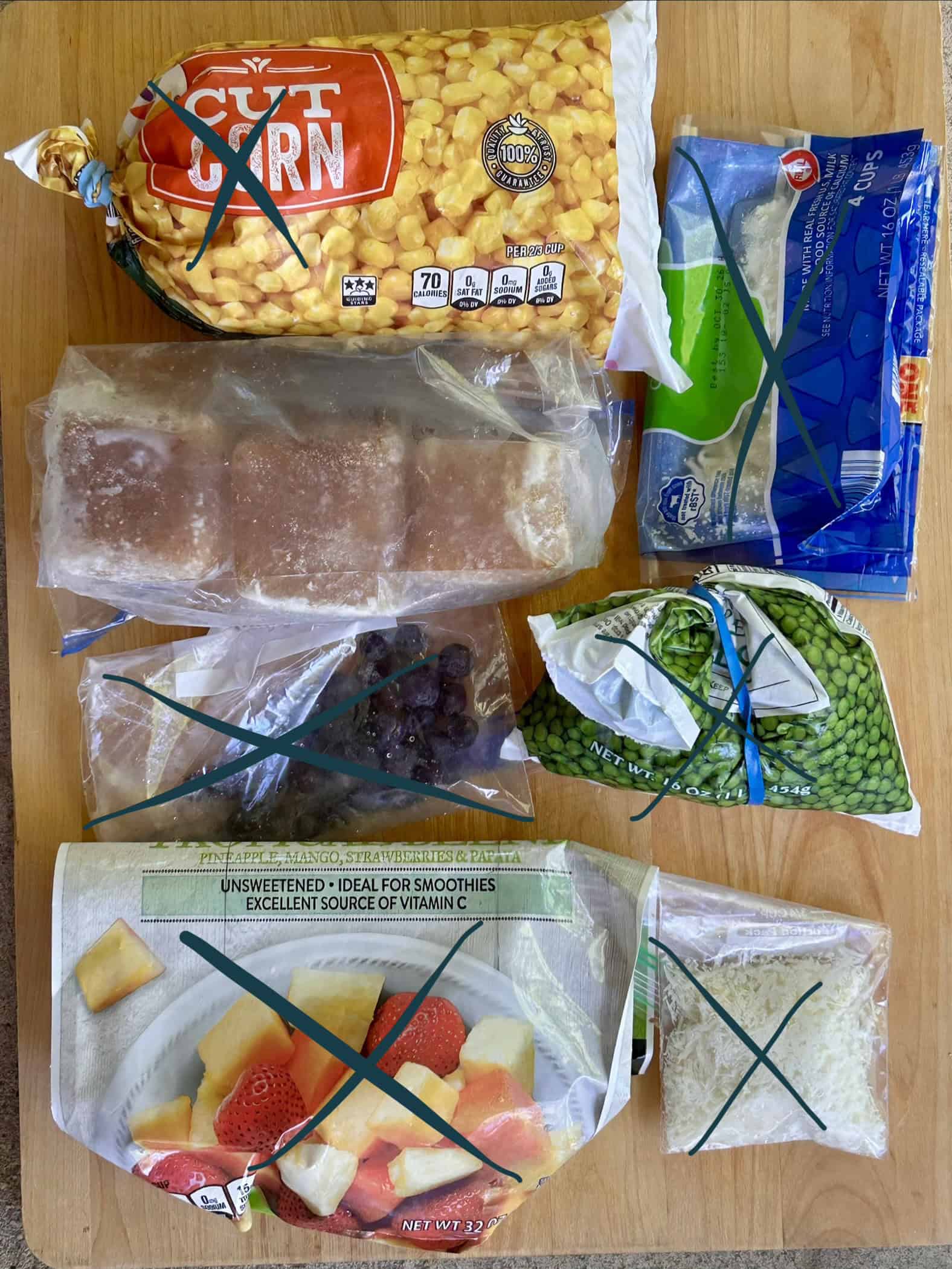 frozen food.
