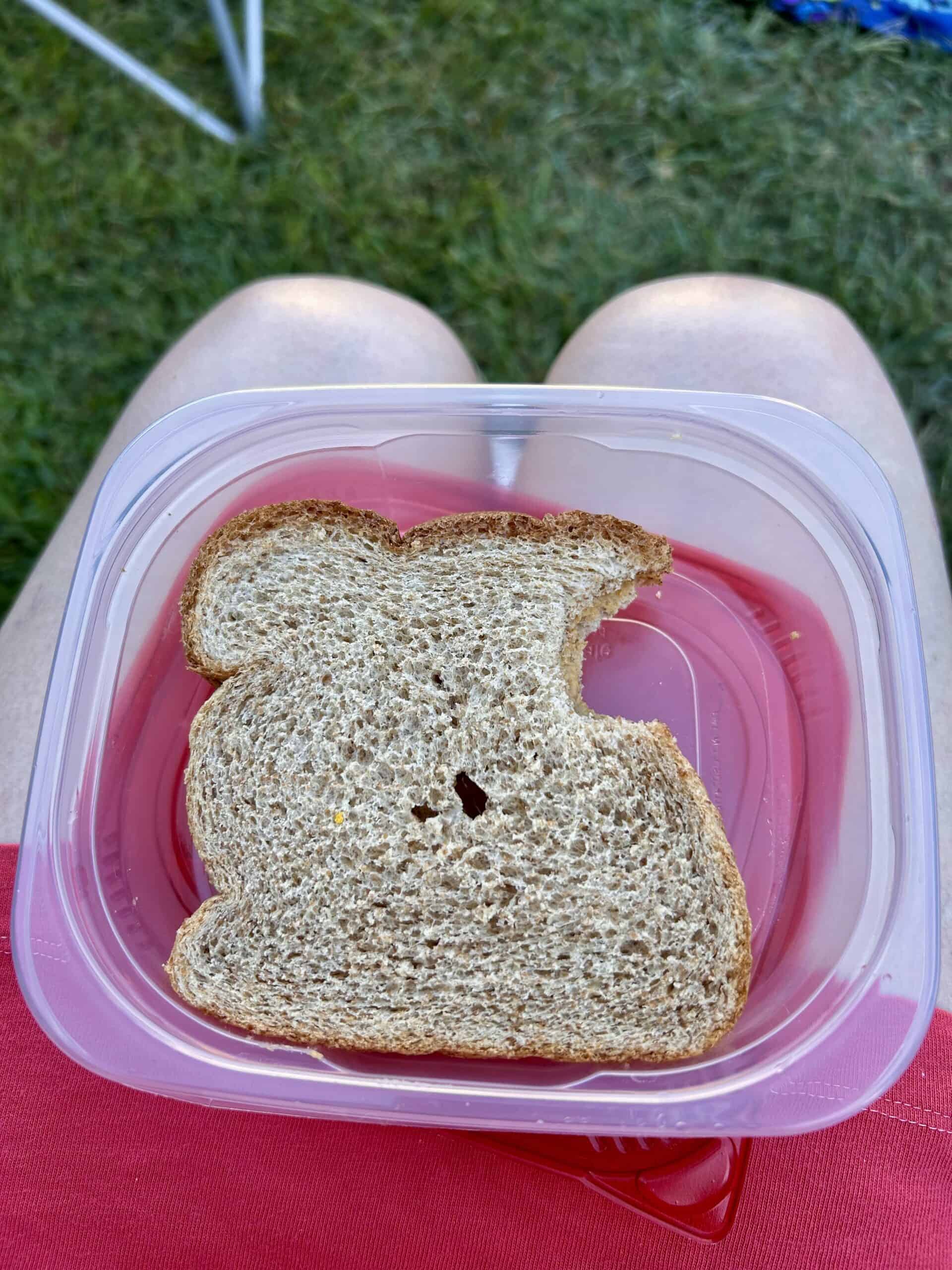 peanut butter sandwich.
