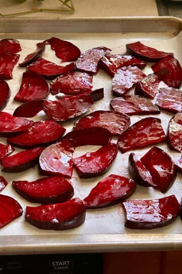 roasted beets.