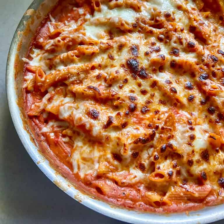 baked ziti.