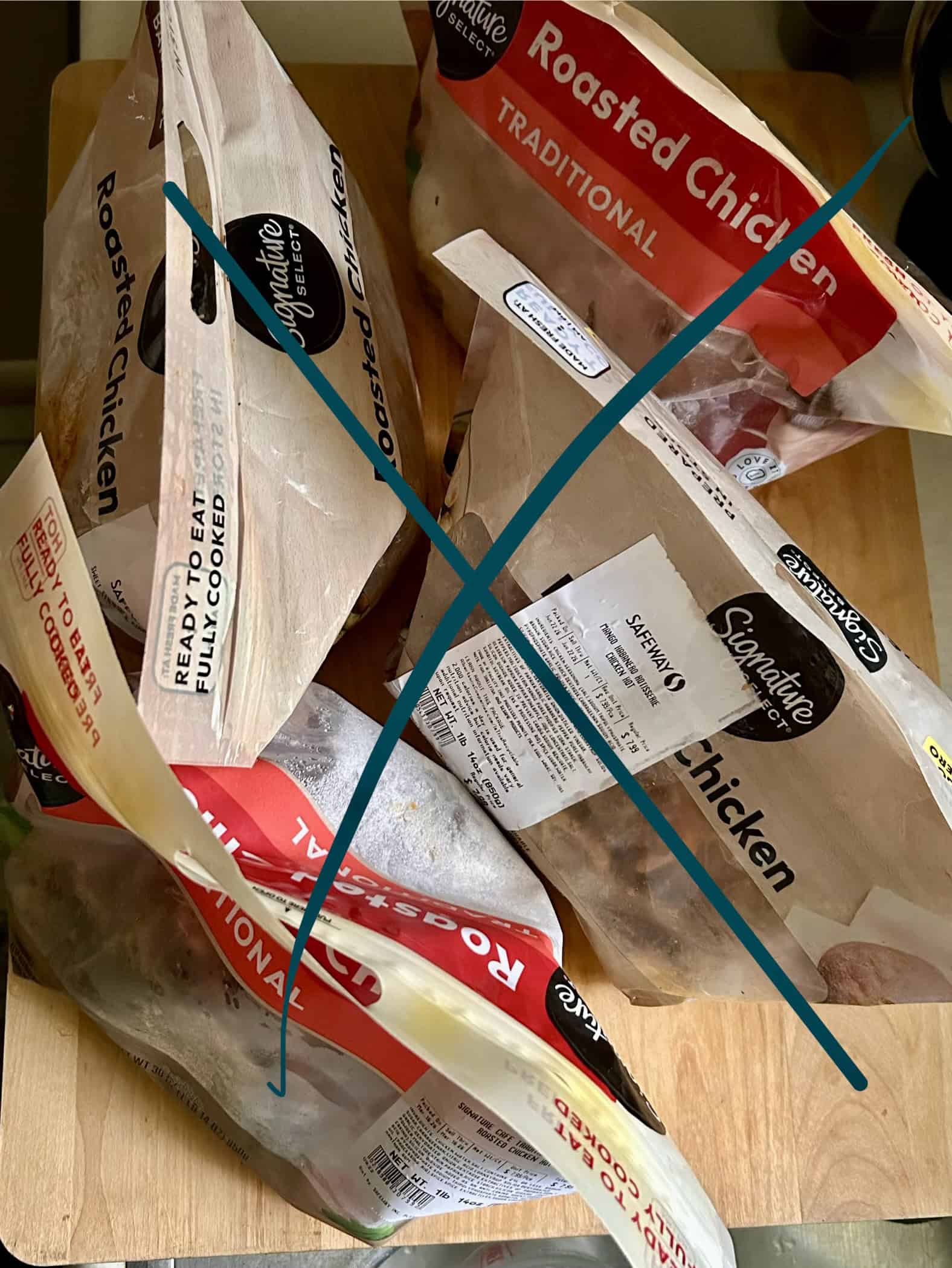 rotisserie chicken bags.