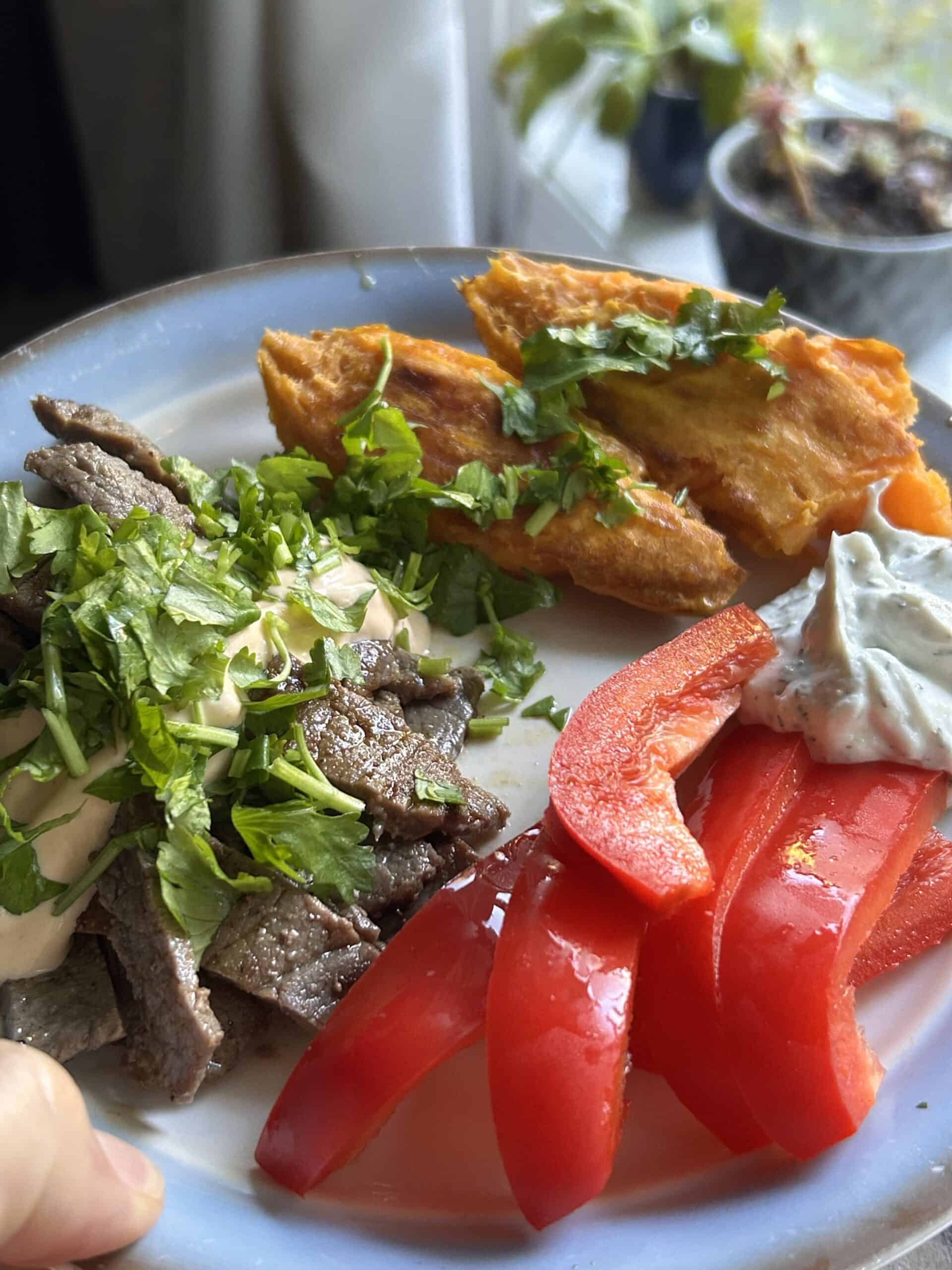 dinner plate.