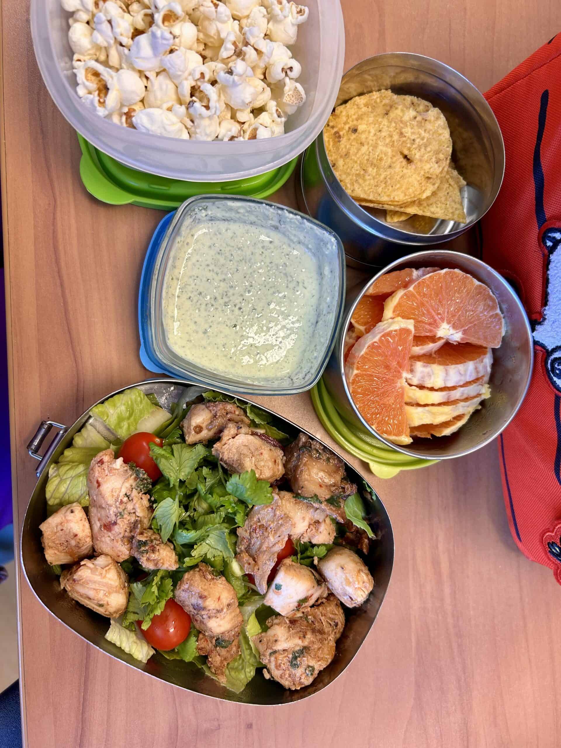 chicken salad lunch.