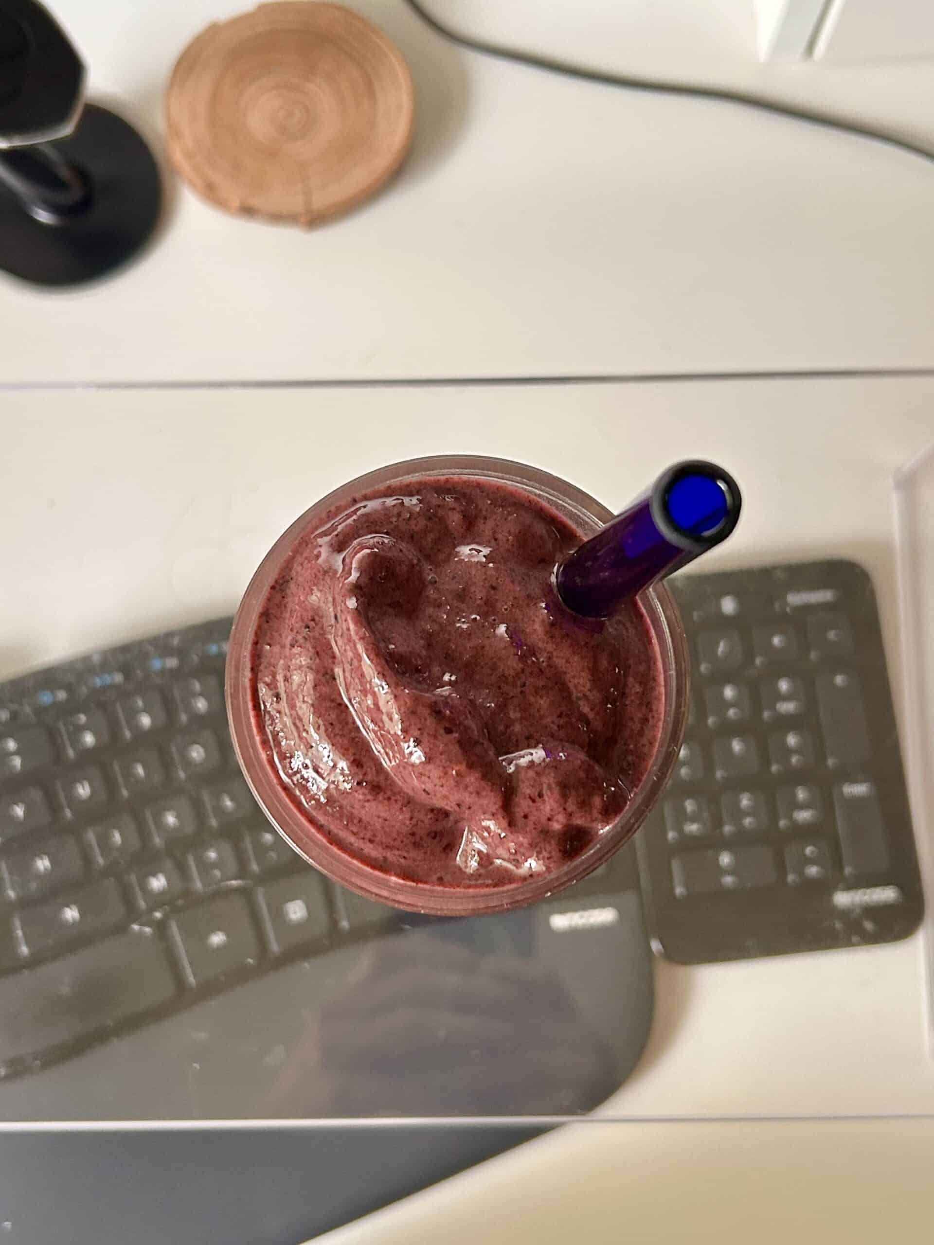 berry smoothie.