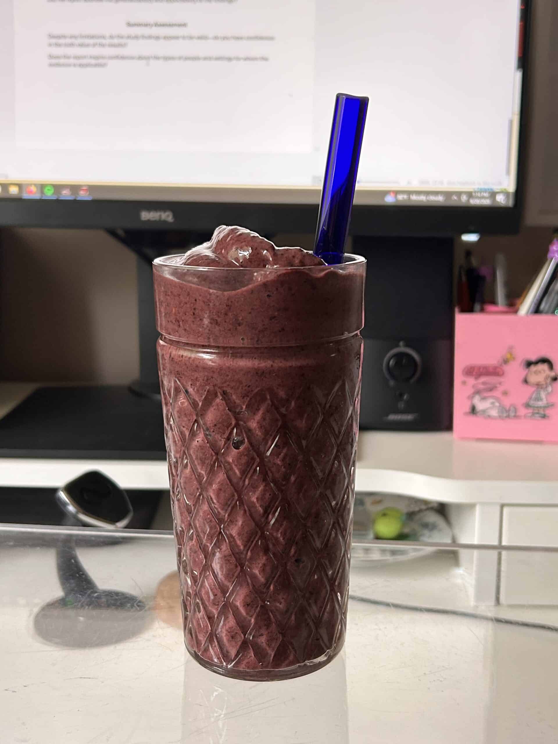 berry smoothie.