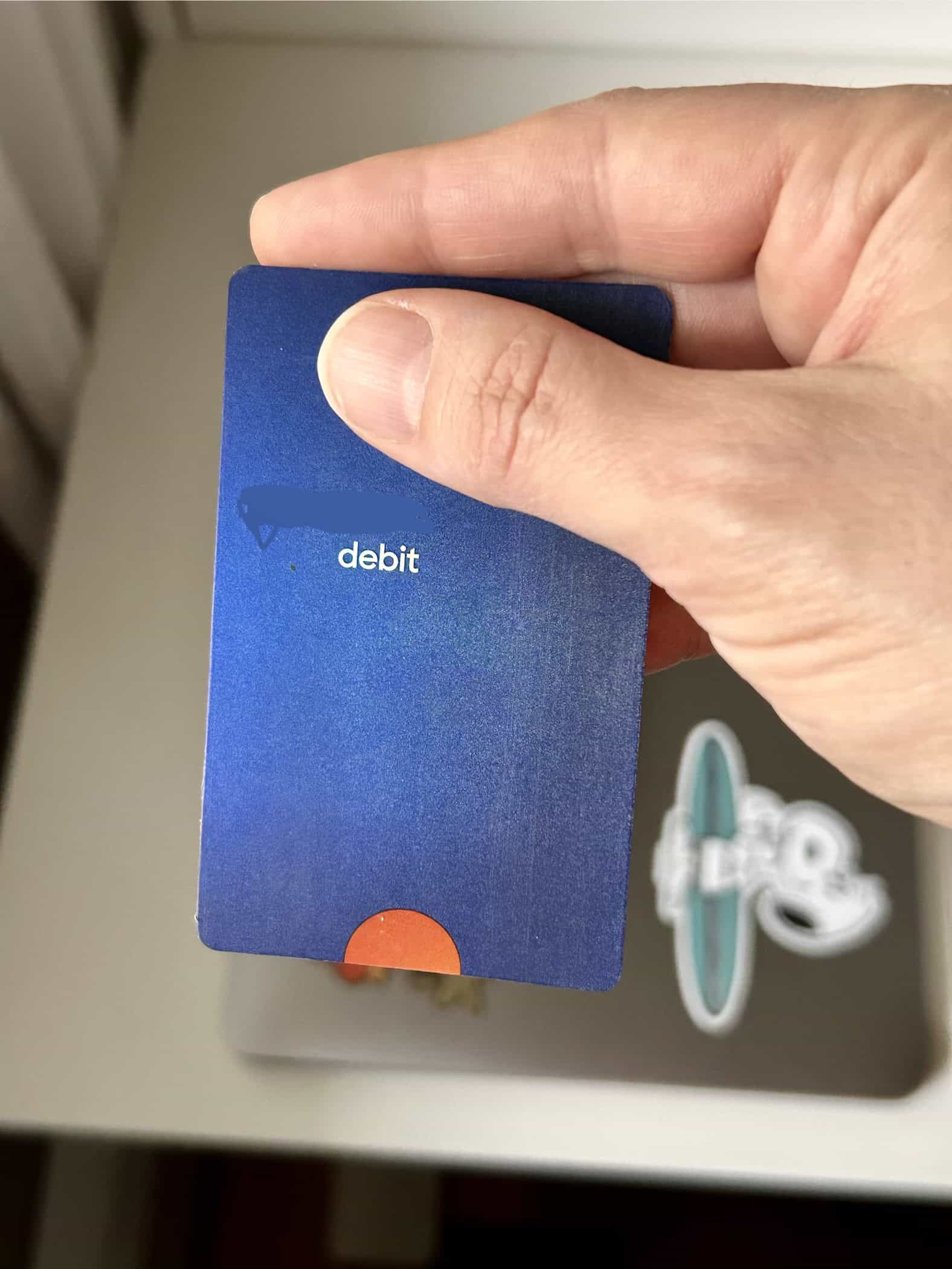 debit card.