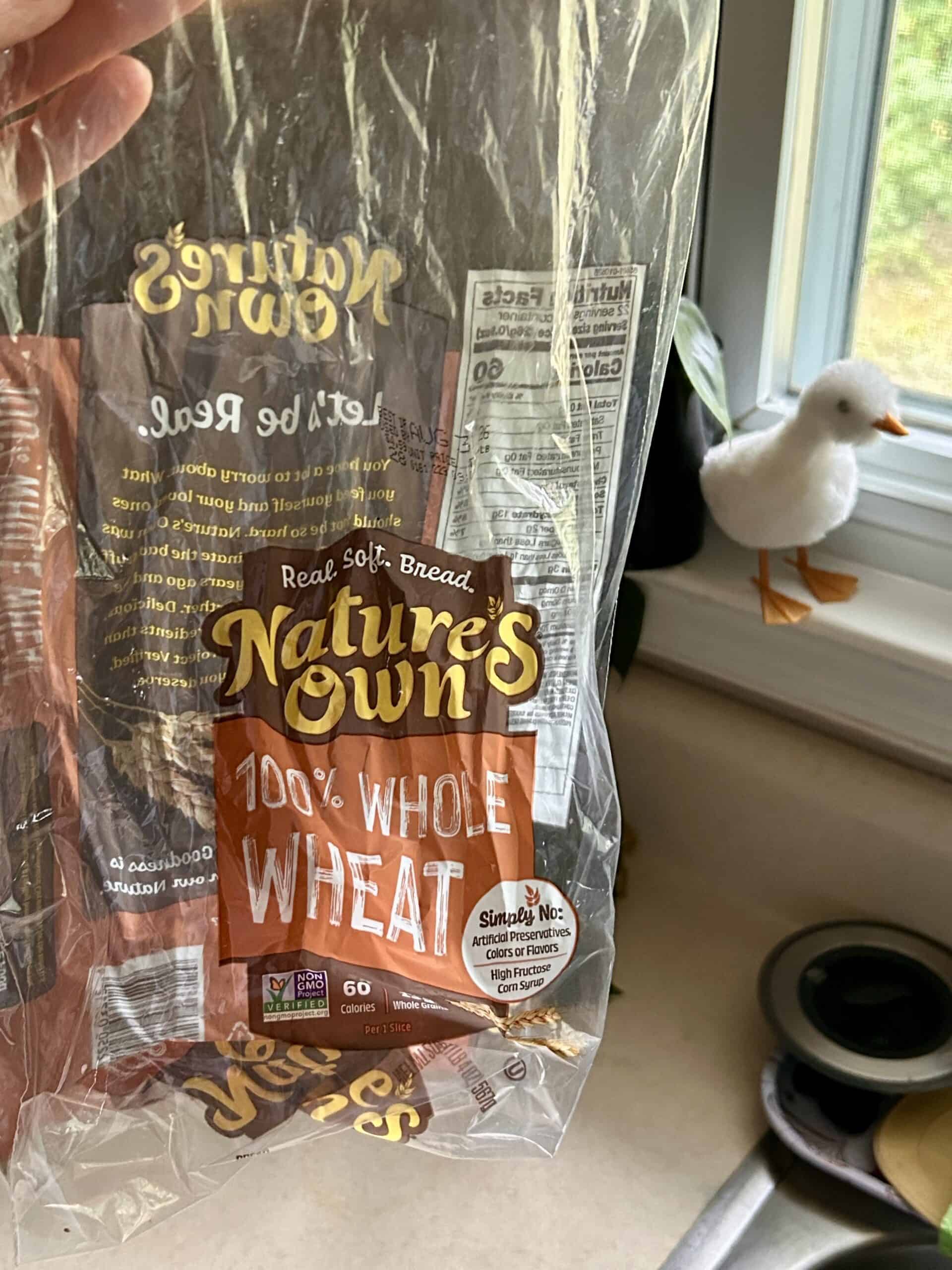 empty bread bag.