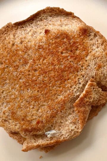 ugly grilled cheese sandwich.