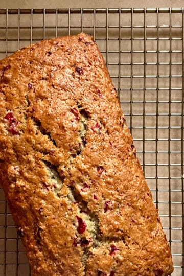 cranberry bread.