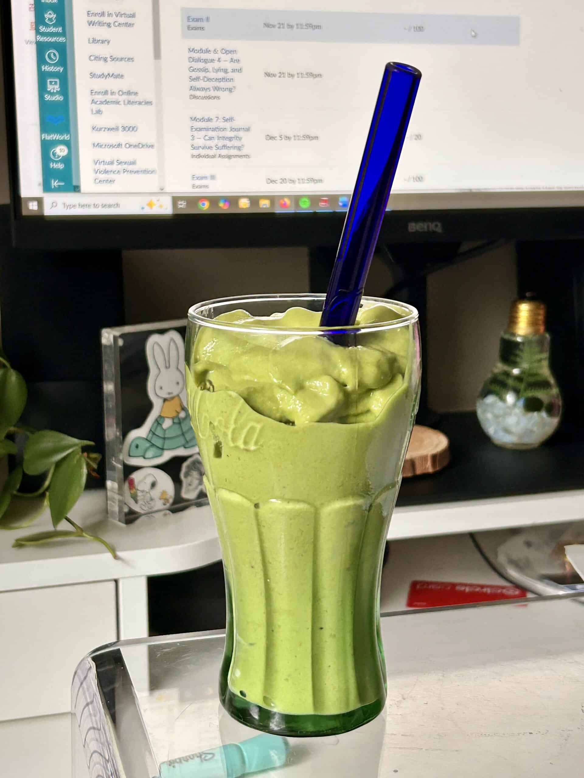green smoothie.
