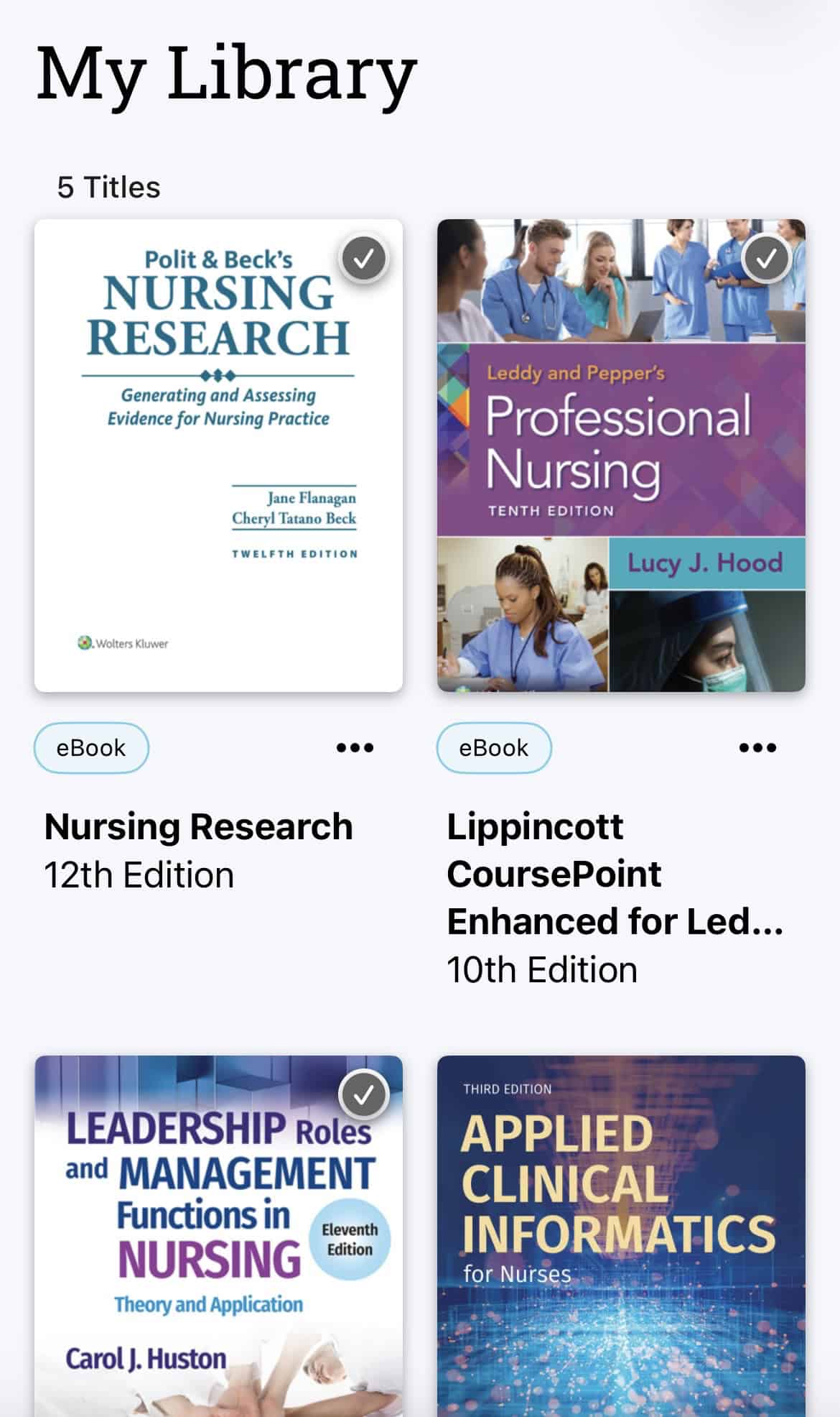 nursing online textbooks.
