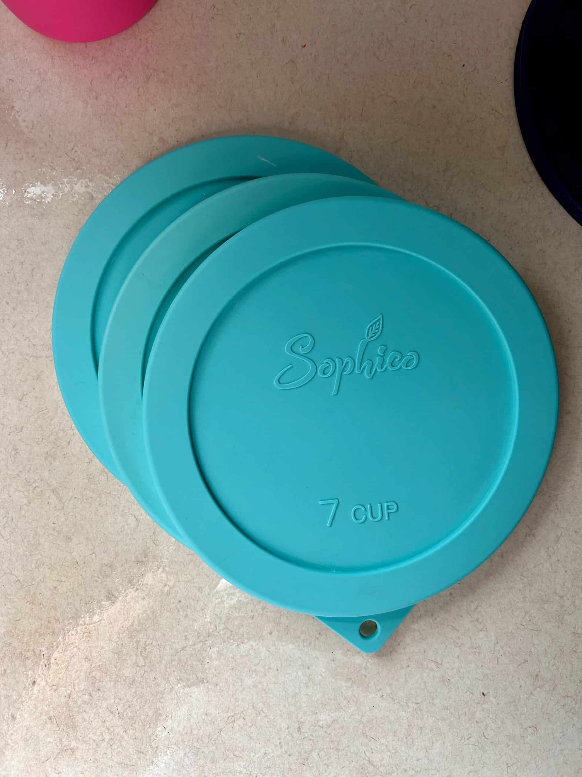 sophico silicone lids.