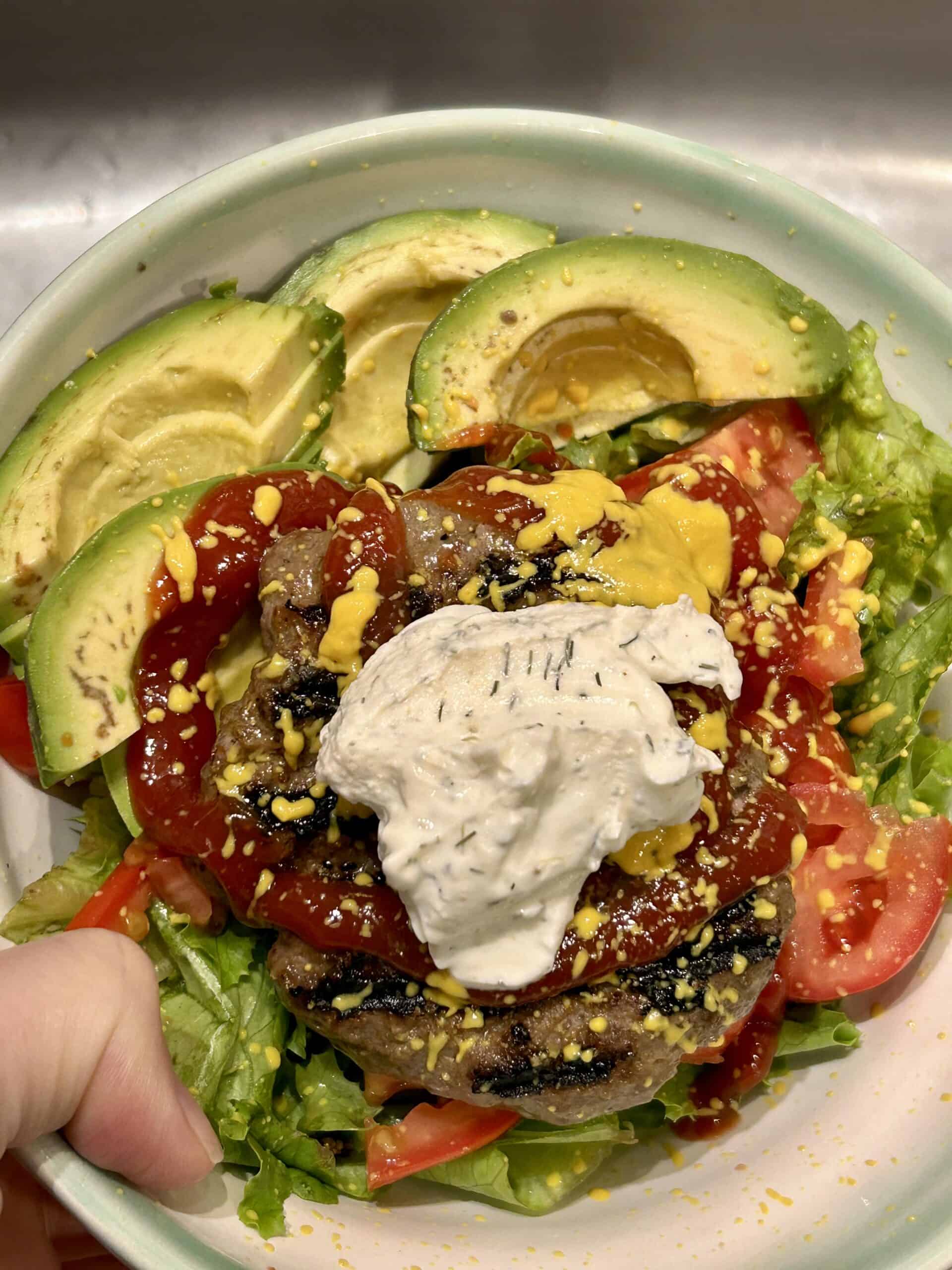 burger bowl.