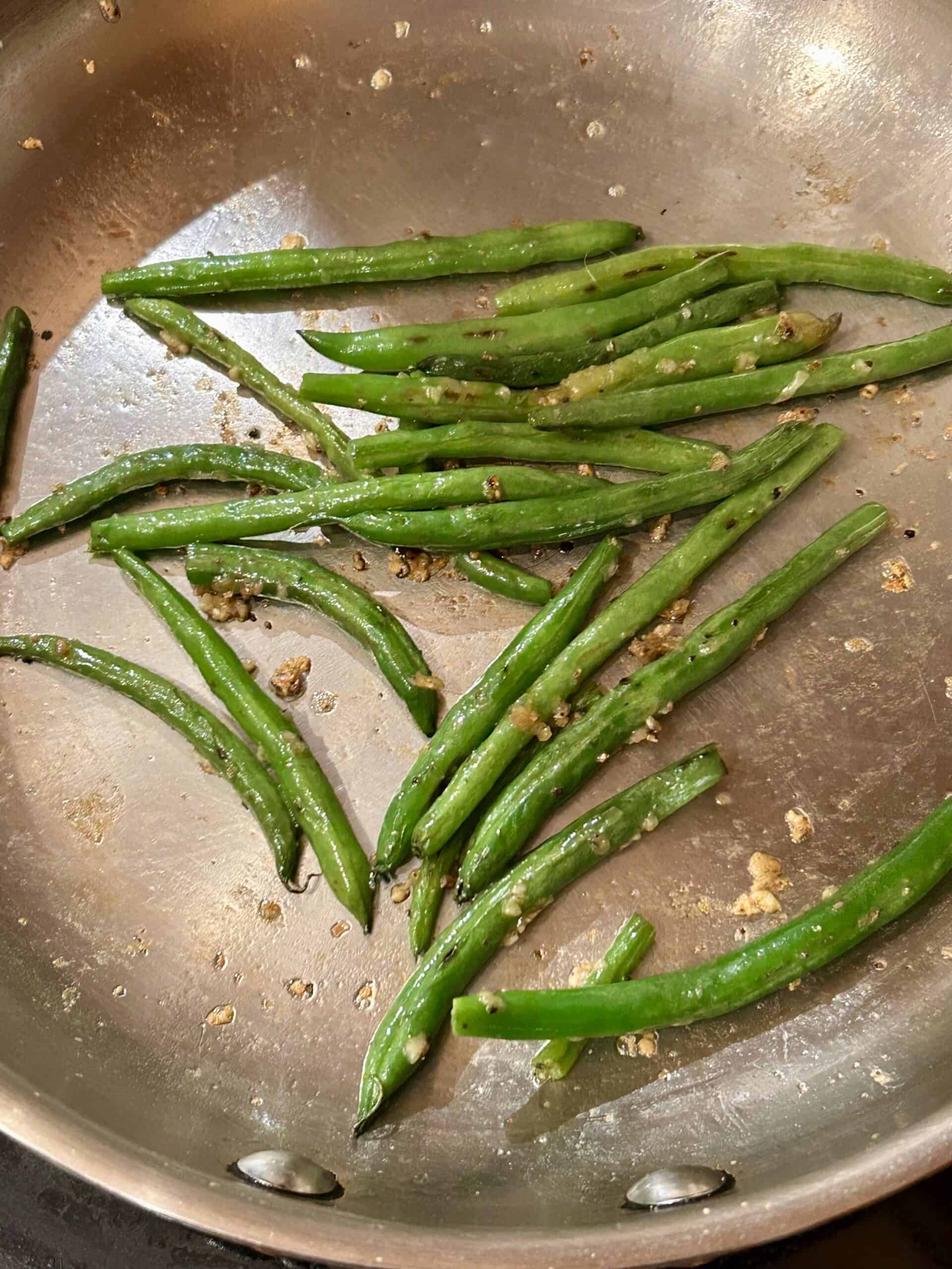 sauteed green beans.