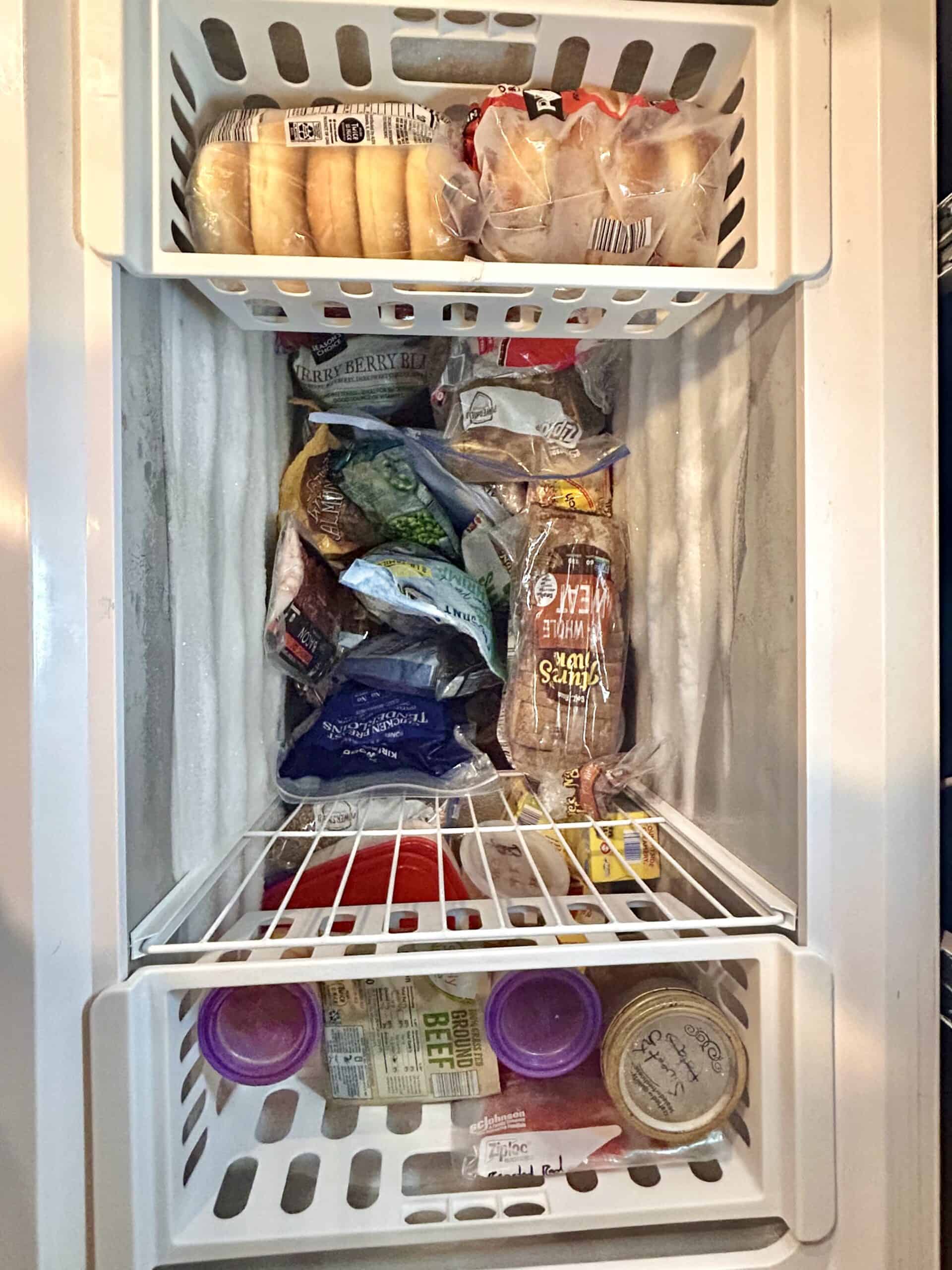 chest freezer.