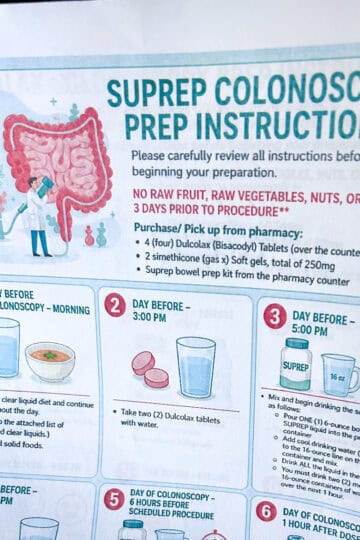 colonoscopy prep.