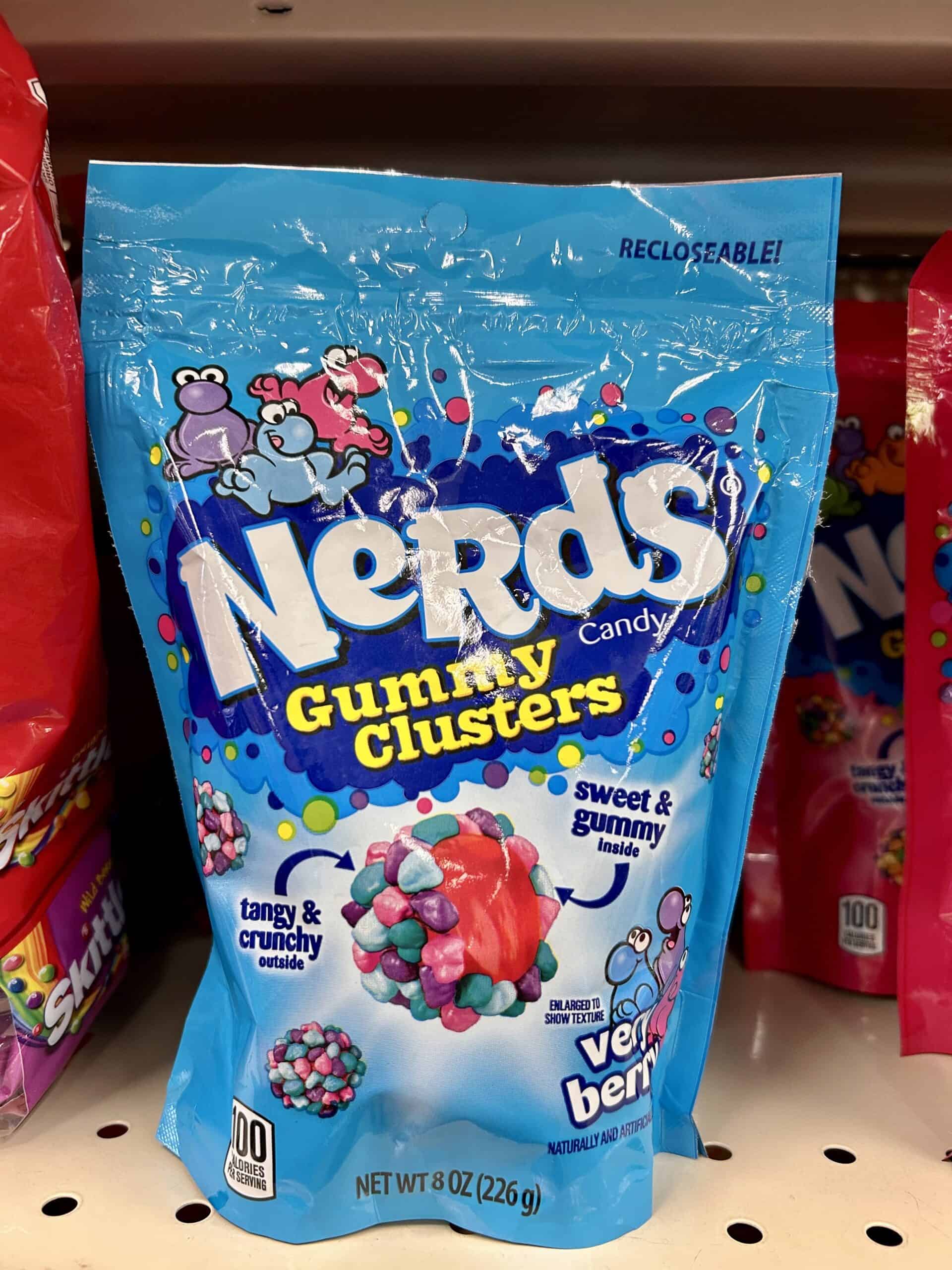 nerds gummy clusters.