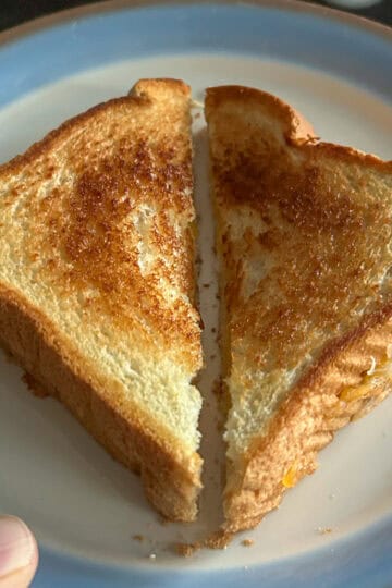 grilled cheese sandwich.